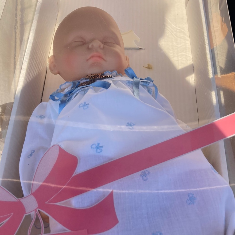 Vintage doll zapf creations baby boy NIB